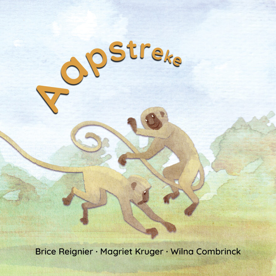 Cover of Aapstreke, a Afrikaans picture book